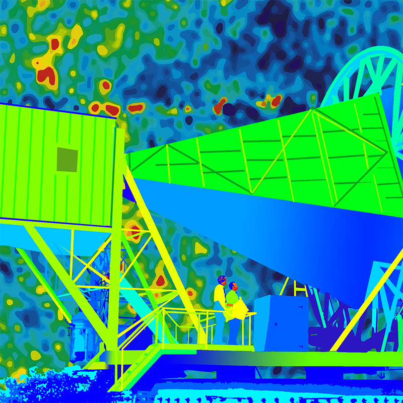 Cosmic Microwave Background Radiation artwork